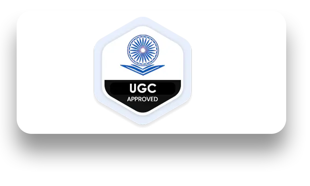 Our courses are approved by UGC and NAAC